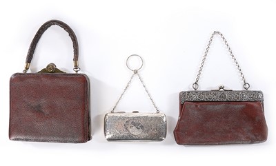 Lot 91 - A group of handbags and purses, 1880s-1900,...