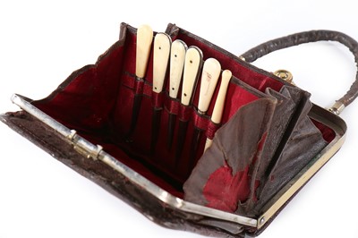 Lot 91 - A group of handbags and purses, 1880s-1900,...