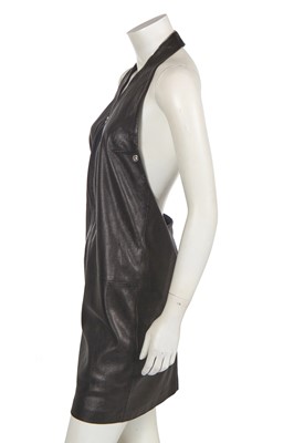 Lot 390 - A Gucci by Tom Ford black perforated leather dress, circa 2000