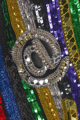 Lot 105 - A Versace by Donatella Versace embellished mini dress, Autumn-Winter 2015-16