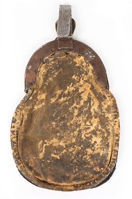 Lot 94 - A wool and gilt metal chatelaine purse,...