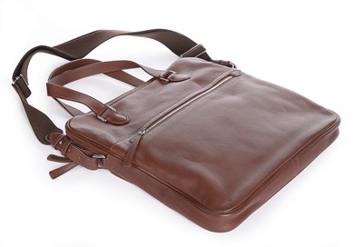 Lot 96 - An Hermès ebony calfskin men's 'Hebdo'...