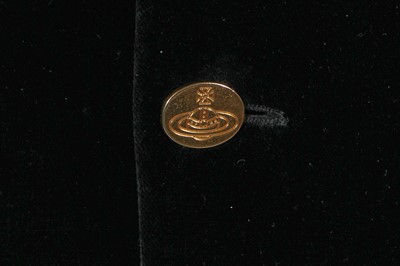 Lot 80 - A Vivienne Westwood men's black velvet suit, circa 1996
