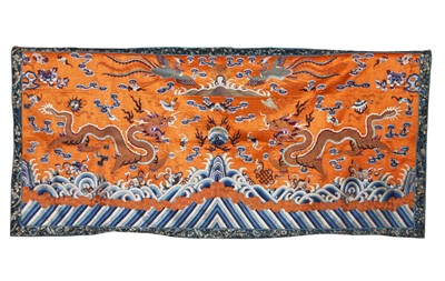Lot 924 - An embroidered altar panel, Chinese, circa 1900