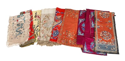 Lot 900 - A group of textiles, Chinese, late 19th and 20th century
