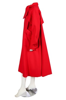 Lot 330 - A Christian Dior by Raf Simons red wool coat, Autumn-Winter 2013-14
