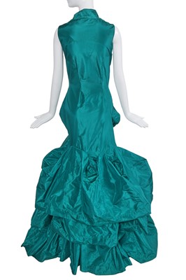 Lot 174 - A Vivienne Westwood teal taffeta ballgown, 'Active Resistance' collection, Spring-Summer 2006