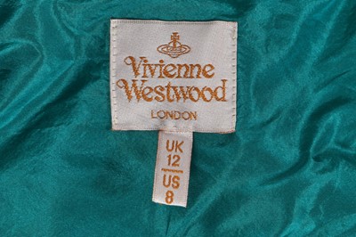 Lot 174 - A Vivienne Westwood teal taffeta ballgown, 'Active Resistance' collection, Spring-Summer 2006
