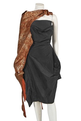 Lot 231 - A Vivienne Westwood black corset dress, probably 'Do It Yourself' collection, Spring-Summer 2009
