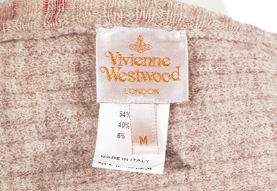 Lot 340 - A Vivienne Westwood hand-painted knitted ensemble, 'Chaos Point' collection, Autumn-Winter 2008-09