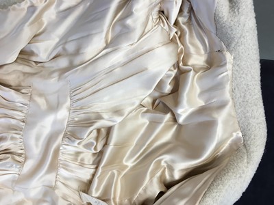 Lot 191 - A Jean-Louis Scherrer haute couture by Stéphane Rolland ivory wool coat, Autumn-Winter 1998-99