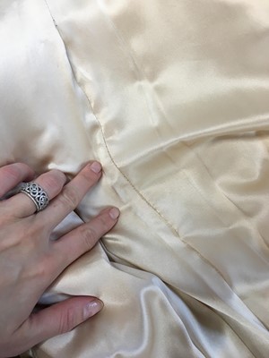 Lot 191 - A Jean-Louis Scherrer haute couture by Stéphane Rolland ivory wool coat, Autumn-Winter 1998-99