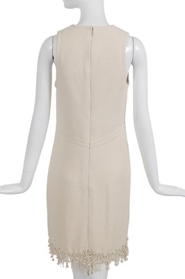 Lot 191 - A Jean-Louis Scherrer haute couture by Stéphane Rolland ivory wool coat, Autumn-Winter 1998-99