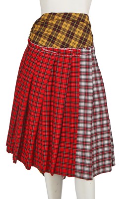 Lot 411 - A Comme des Garçons multi tartan skirt, ‘Lost Empire’ collection, Spring-Summer 2006