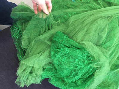 Lot 107 - A Tom Ford green lace evening gown, Autumn-Winter 2011-12