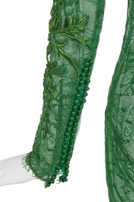 Lot 107 - A Tom Ford green lace evening gown, Autumn-Winter 2011-12