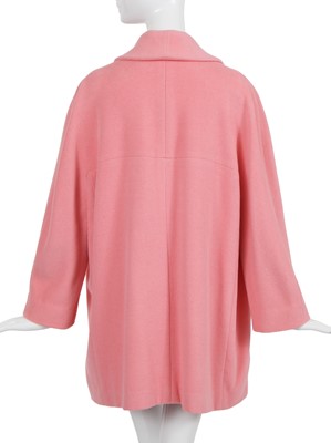 Lot 31 - A Chanel by Karl Lagerfeld pink wool coat, mid-1990s