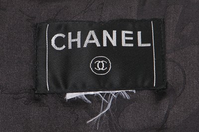Lot 22 - A Chanel by Karl Lagerfeld grey and brown checked tweed jacket, circa 2008