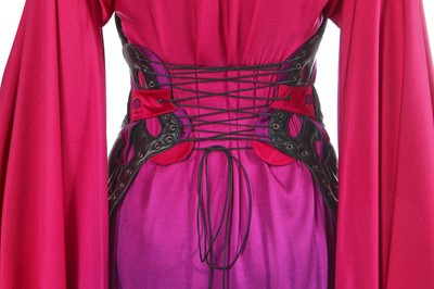 Lot 127 - An Alexander McQueen dégradé crêpe kimono ensemble, 'La Dame Bleue' collection, Spring-Summer 2008