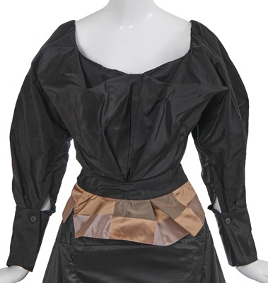 Lot 175 - A Vivienne Westwood grey and black corset ensemble, 'Exhibition' collection, Autumn-Winter 2004-05