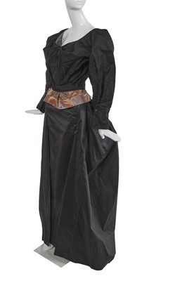 Lot 175 - A Vivienne Westwood grey and black corset ensemble, 'Exhibition' collection, Autumn-Winter 2004-05