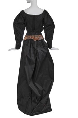 Lot 175 - A Vivienne Westwood grey and black corset ensemble, 'Exhibition' collection, Autumn-Winter 2004-05