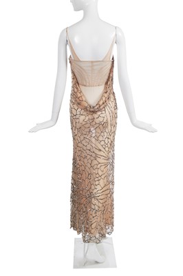 Lot 136 - An Alexander McQueen sequined corset gown, 'Deliverance' collection, Spring-Summer 2004