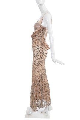 Lot 136 - An Alexander McQueen sequined corset gown, 'Deliverance' collection, Spring-Summer 2004