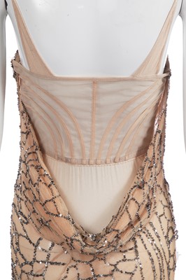 Lot 136 - An Alexander McQueen sequined corset gown, 'Deliverance' collection, Spring-Summer 2004