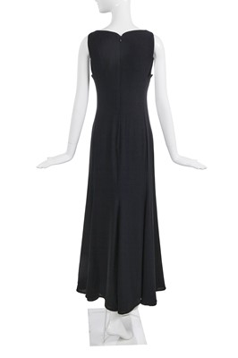 Lot 293 - A Gianni Versace black silk blend dress, mid-1990s