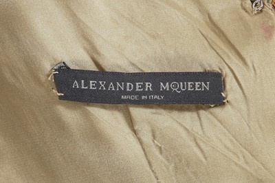 Lot 128 - A fine Alexander McQueen gold beaded and sequined evening dress, 'In Memory of Elizabeth Howe, Salem 1692' or 'Witches of Salem' collection, Autumn-Winter 2007-08