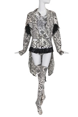 Lot 290 - A bespoke BodyMap ensemble made for the Michael Clark Dance Co for a performance of 'our caca phoney H.our caca phoney H', 1985