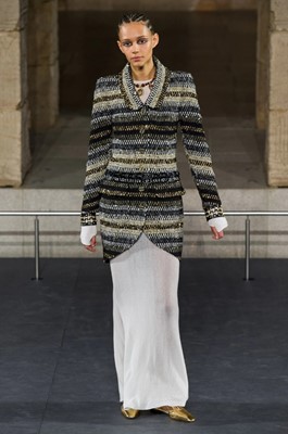 Lot 1 - A Chanel by Karl Lagerfeld fantasy-tweed jacket, 'Egyptomania' collection, Métiers d'Art, Pre-Fall 2019