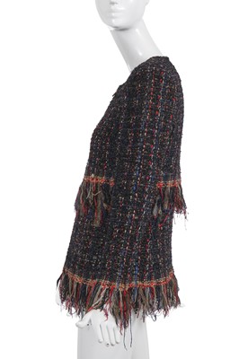 Lot 3 - A Chanel by Karl Lagerfeld fantasy tweed jacket, 'Paris Cosmopolite' collection, Metiers d'Art, Pre-Fall 2017