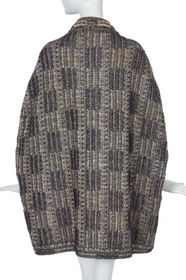 Lot 7 - A Chanel by Karl Lagerfeld knitted wool-blend cape, 'Paris-Rome' collection, Métiers d'Art, Pre-Fall 2016