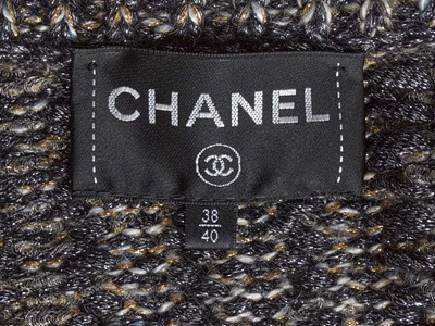 Lot 7 - A Chanel by Karl Lagerfeld knitted wool-blend cape, 'Paris-Rome' collection, Métiers d'Art, Pre-Fall 2016