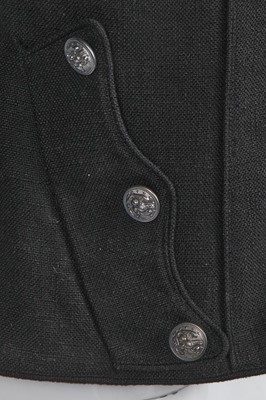 Lot 180 - A Balmain by Christophe Decarnin embellished black cotton jacket, Spring-Summer 2009
