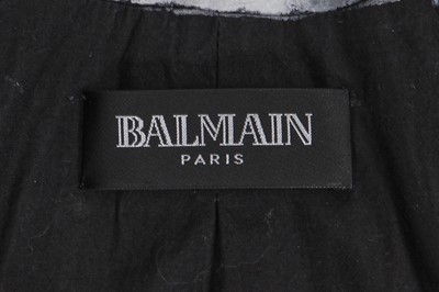 Lot 106 - A Balmain by Christophe Decarnin black leather jacket, Spring-Summer 2011