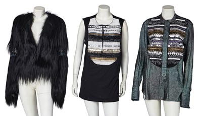 Lot 145 - A Balmain by Christophe Decarnin goat-fur jacket, Autumn-Winter 2011-12
