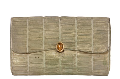 Lot 66 - A Gucci gold lamé clutch, circa 1960