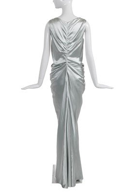 Lot 151 - A Christian Dior by John Galliano pale blue satin evening dress, commercial collection, 2007