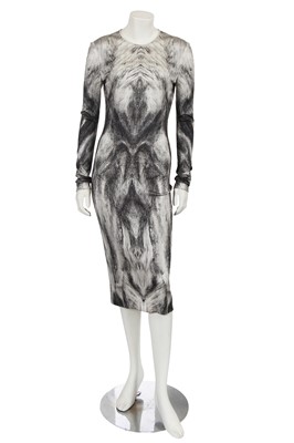 Lot 140 - An Alexander McQueen by Sarah Burton fur-print dress, circa 2016