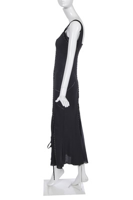 Lot 110 - A Dolce & Gabbana black silk evening dress, 2010s