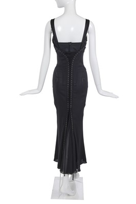 Lot 110 - A Dolce & Gabbana black silk evening dress, 2010s