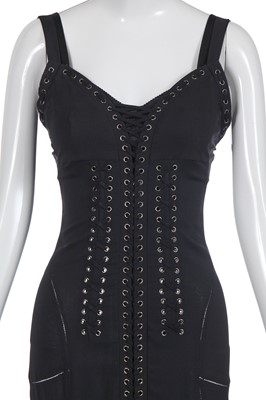 Lot 110 - A Dolce & Gabbana black silk evening dress, 2010s