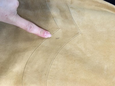 Lot 162 - A Christian Dior by John Galliano pale brown goat suede dress, pre-collection 2004