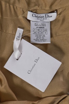 Lot 162 - A Christian Dior by John Galliano pale brown goat suede dress, pre-collection 2004