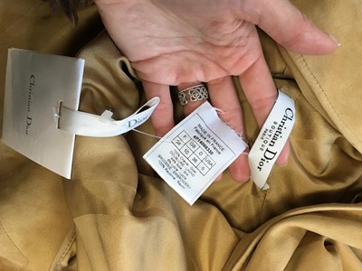 Lot 162 - A Christian Dior by John Galliano pale brown goat suede dress, pre-collection 2004