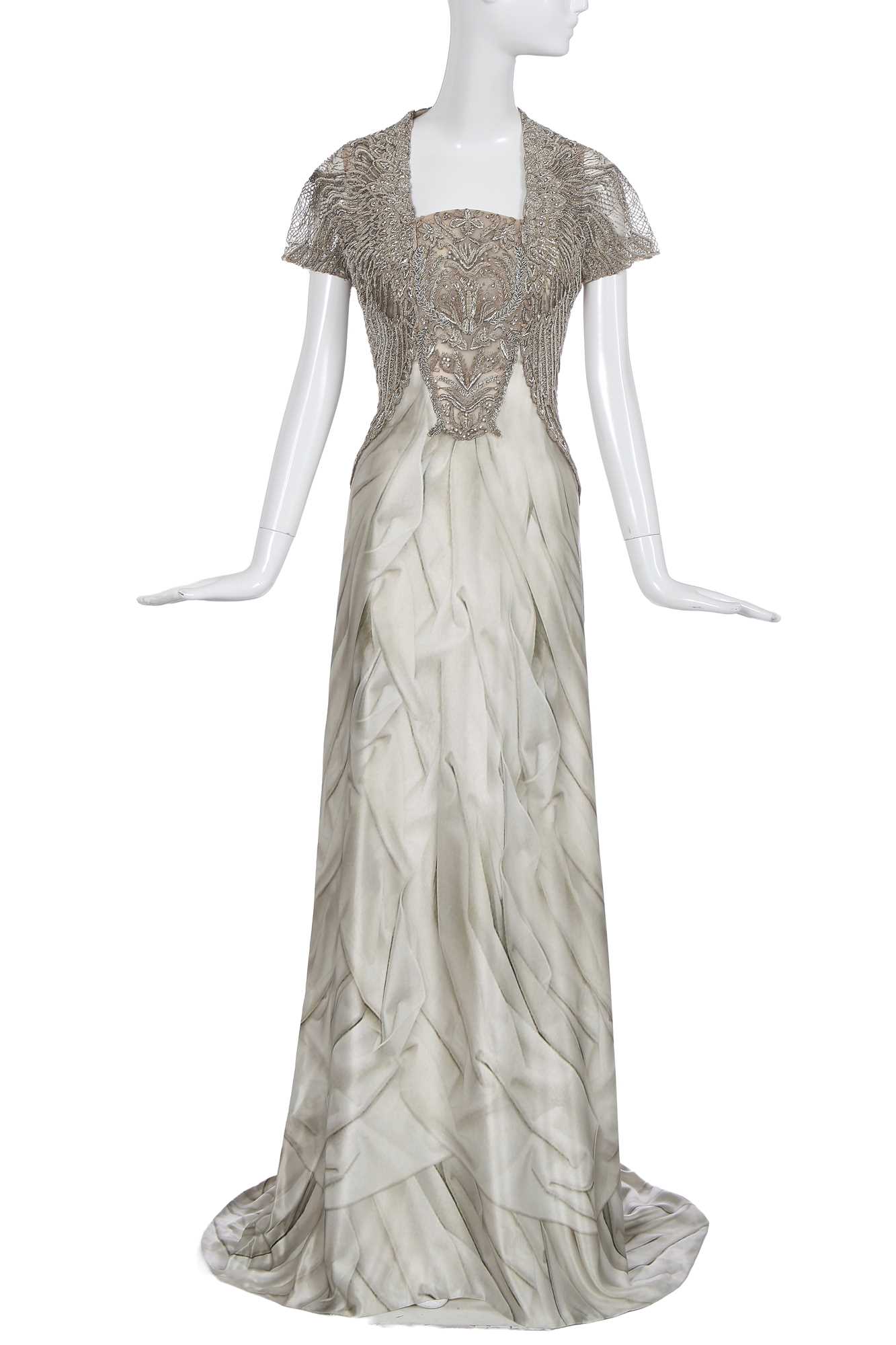 Lot 113 - An Alexander McQueen 'Angel Drape' dress, 'Angels & Demons' commercial collection, Autumn-Winter 2010-11