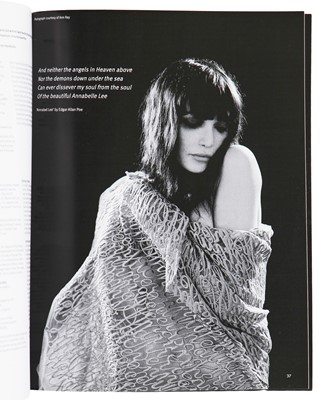 Lot 116 - Annabelle Neilson's Alexander McQueen embroidered panel - possibly a tribute to Annabelle Neilson, circa 2010